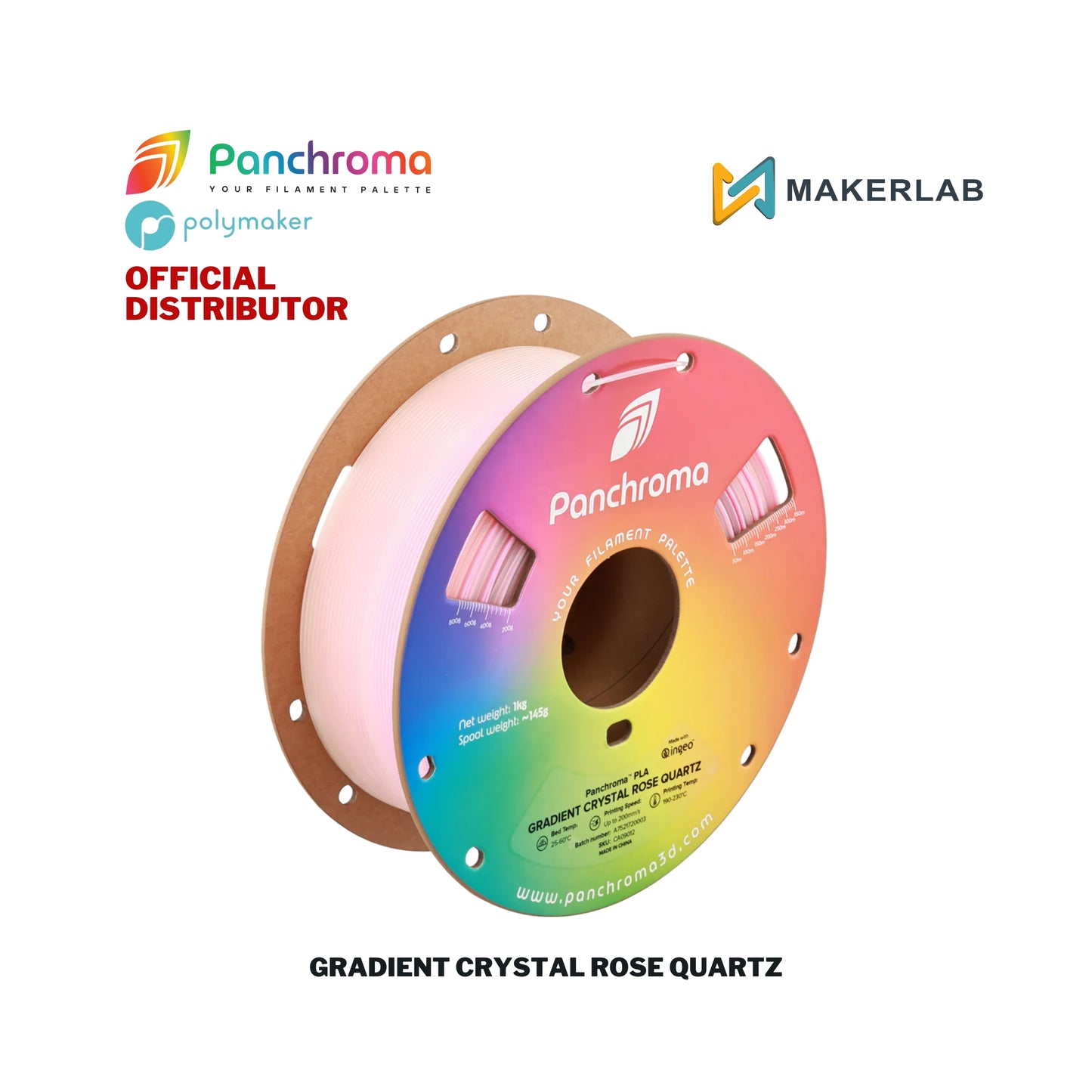 Polymaker Panchroma Gradient Crystal PLA Filament
