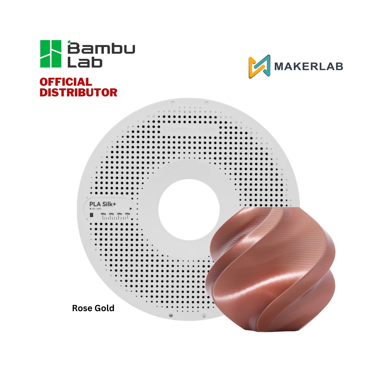 Bambu Lab PLA Silk+ Filament
