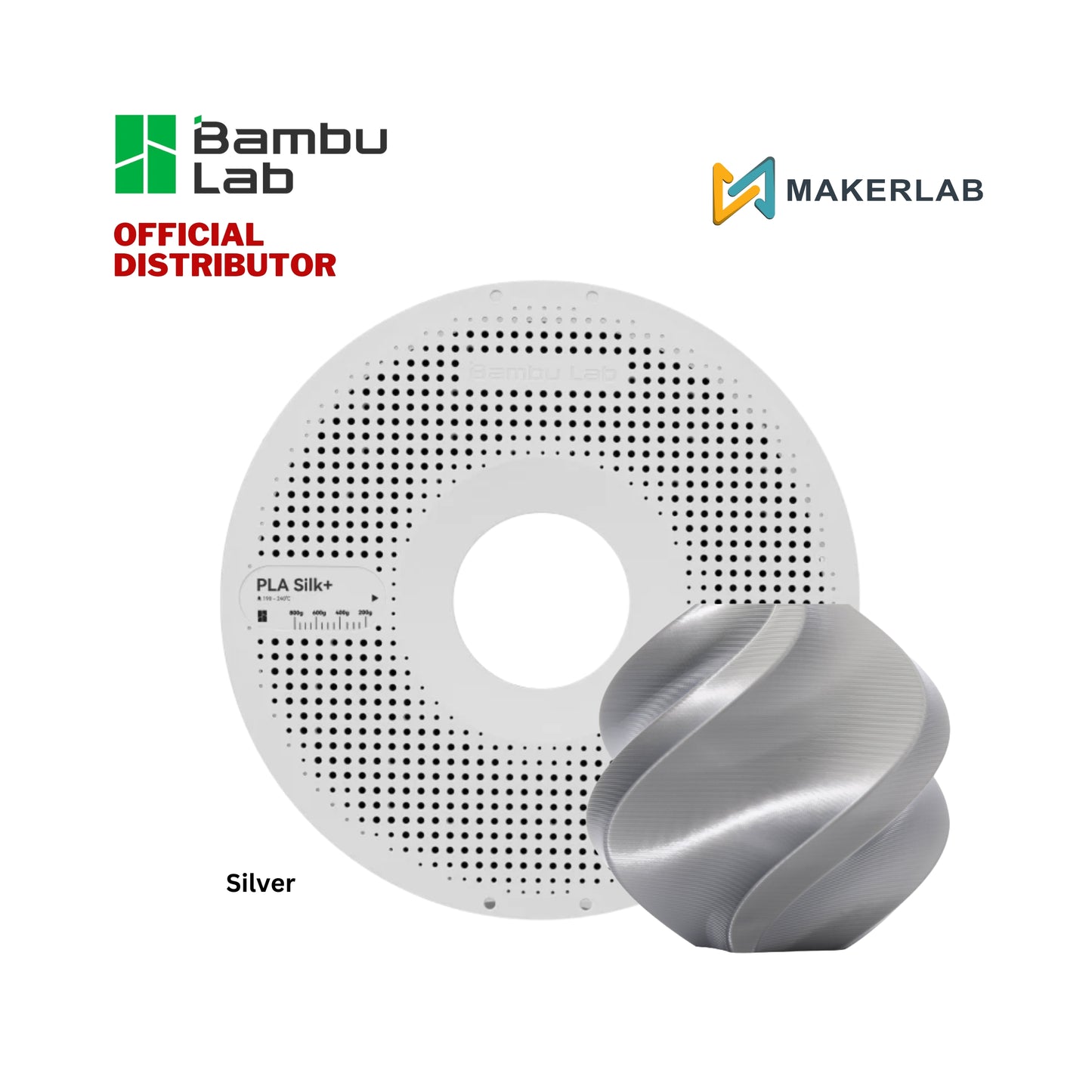 Bambu Lab PLA Silk+ Filament