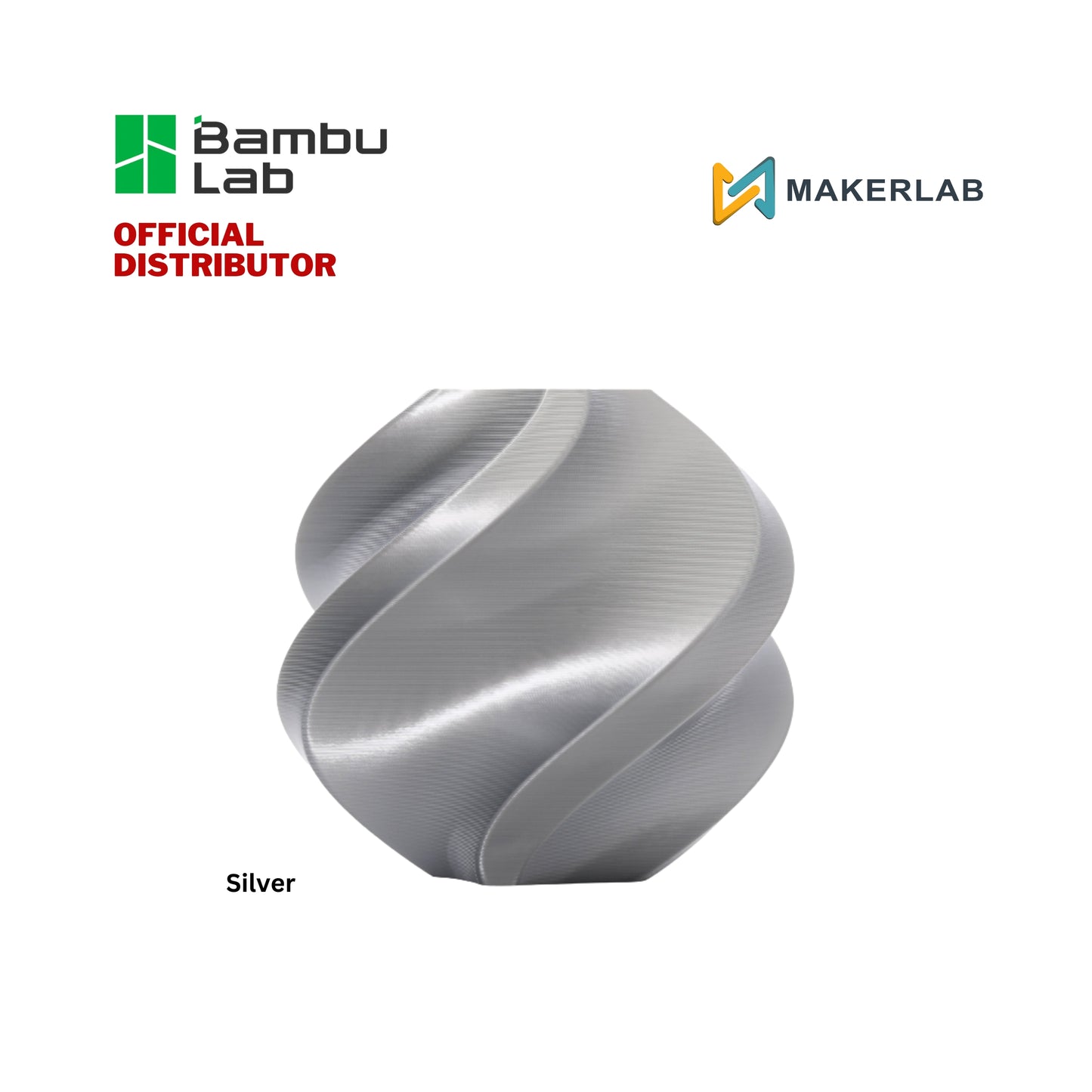 Bambu Lab PLA Silk+ Refilament