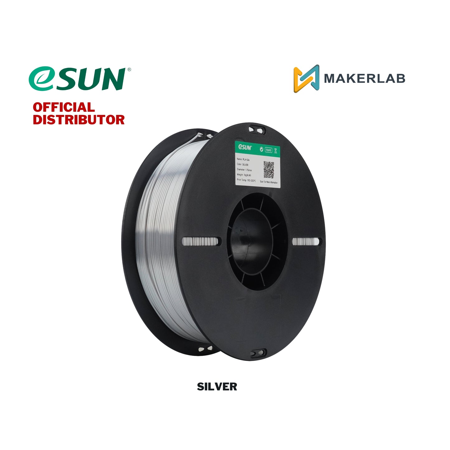 eSUN Silk PLA 3D Printer Filament 1.75mm 1KG