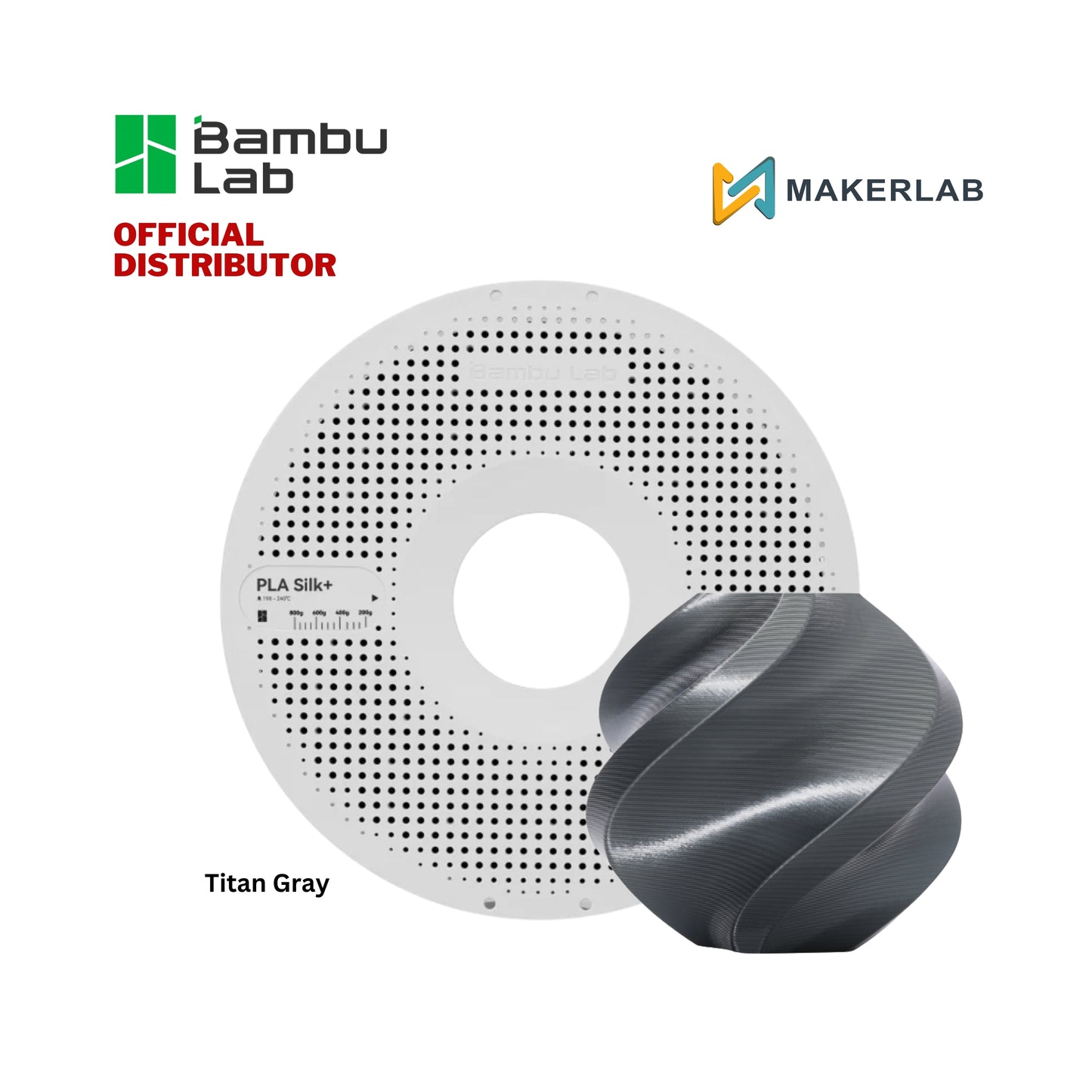 Bambu Lab PLA Silk+ Filament