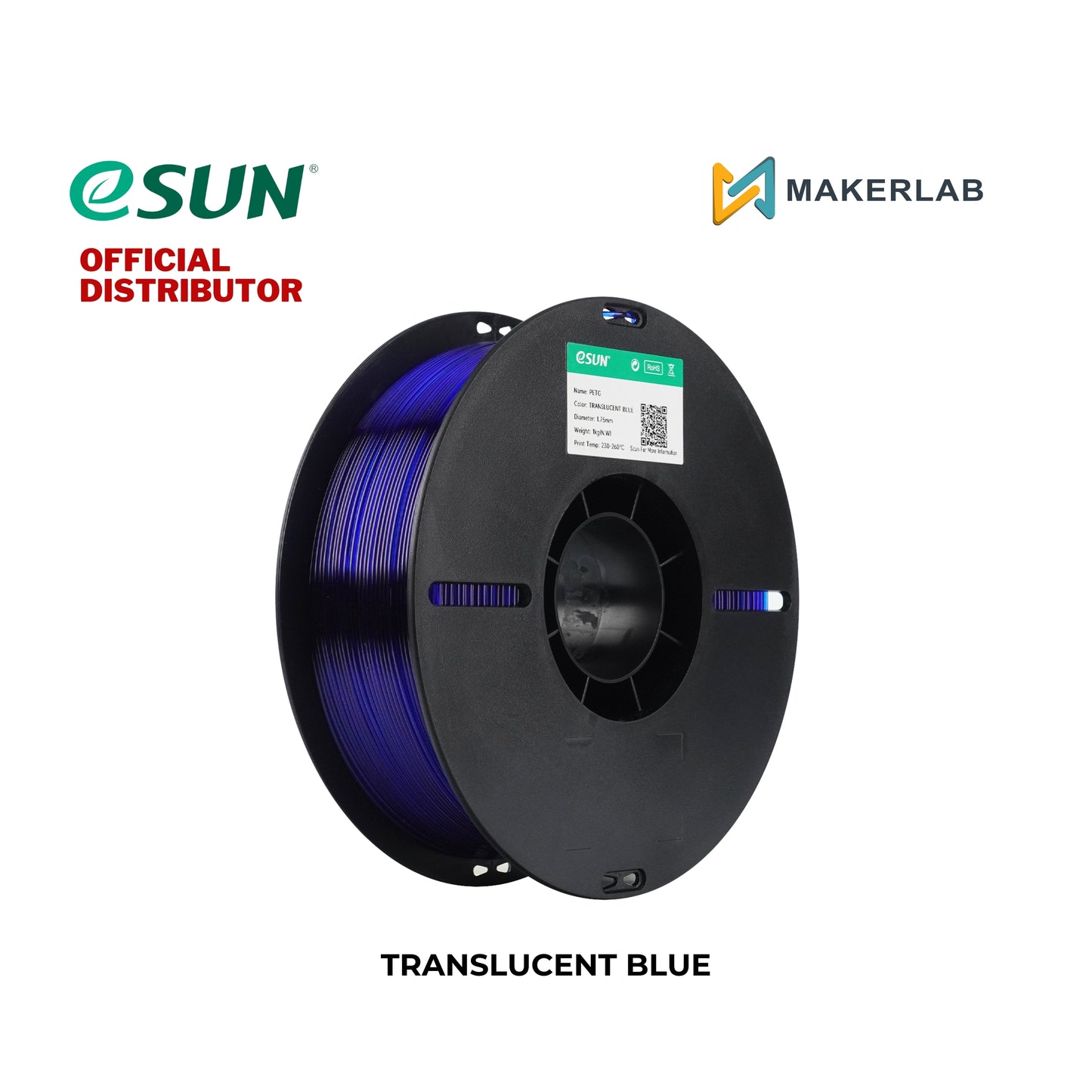 eSUN PETG 3D Printer Filament 1.75mm 1KG