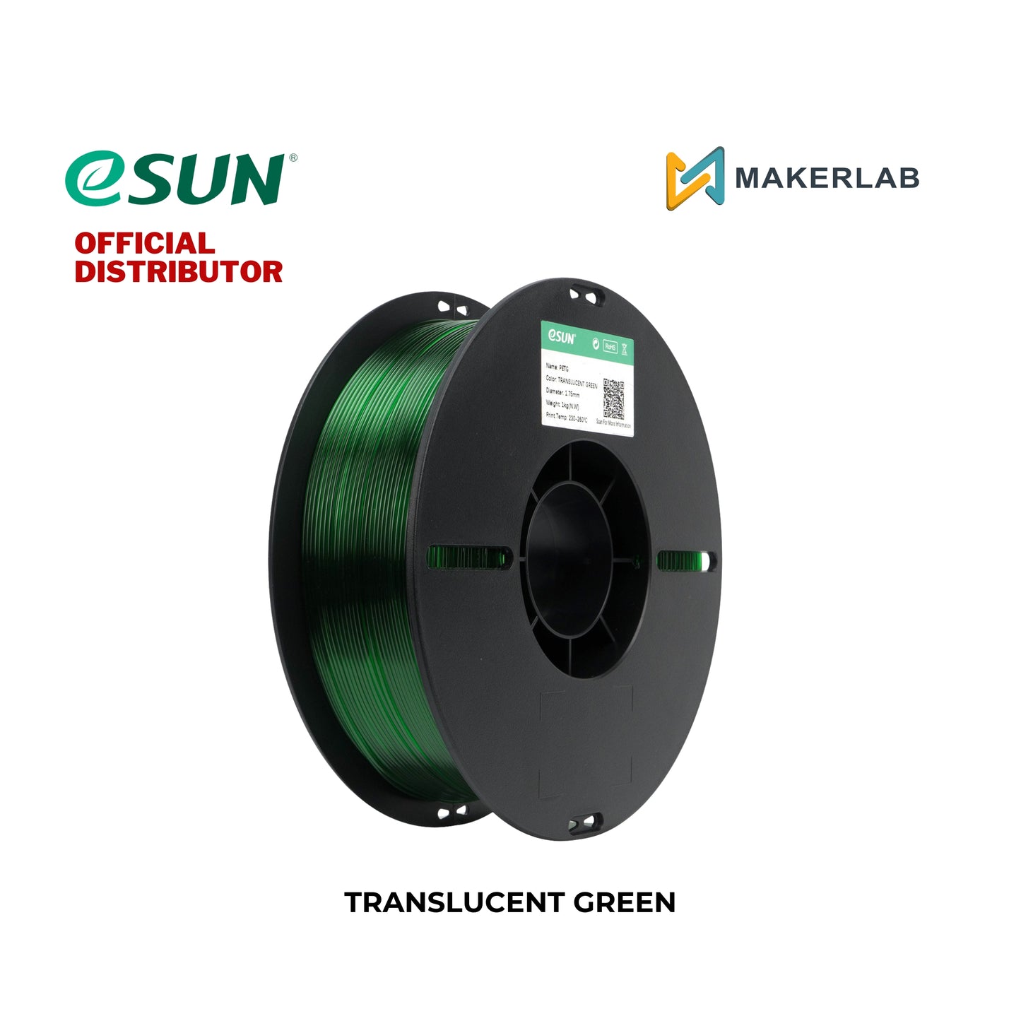 eSUN PETG 3D Printer Filament 1.75mm 1KG