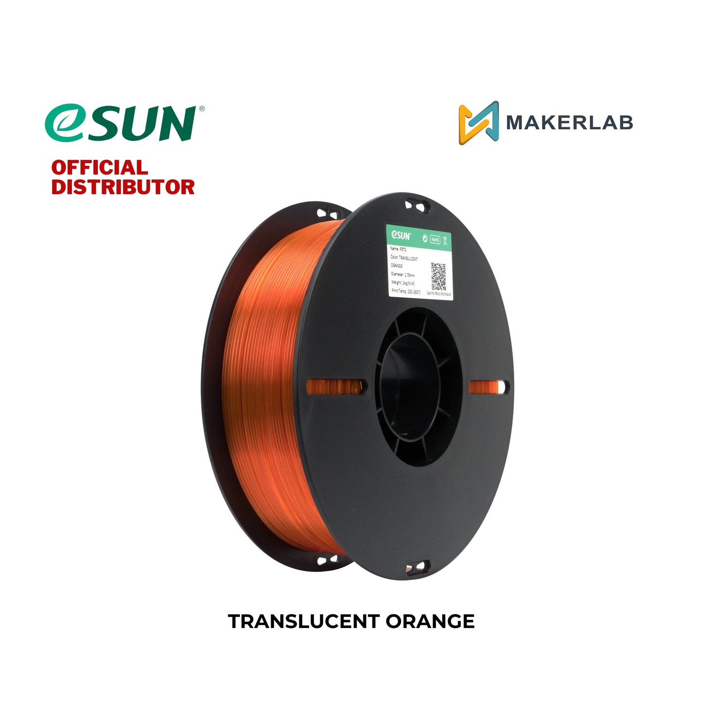 eSUN PETG 3D Printer Filament 1.75mm 1KG