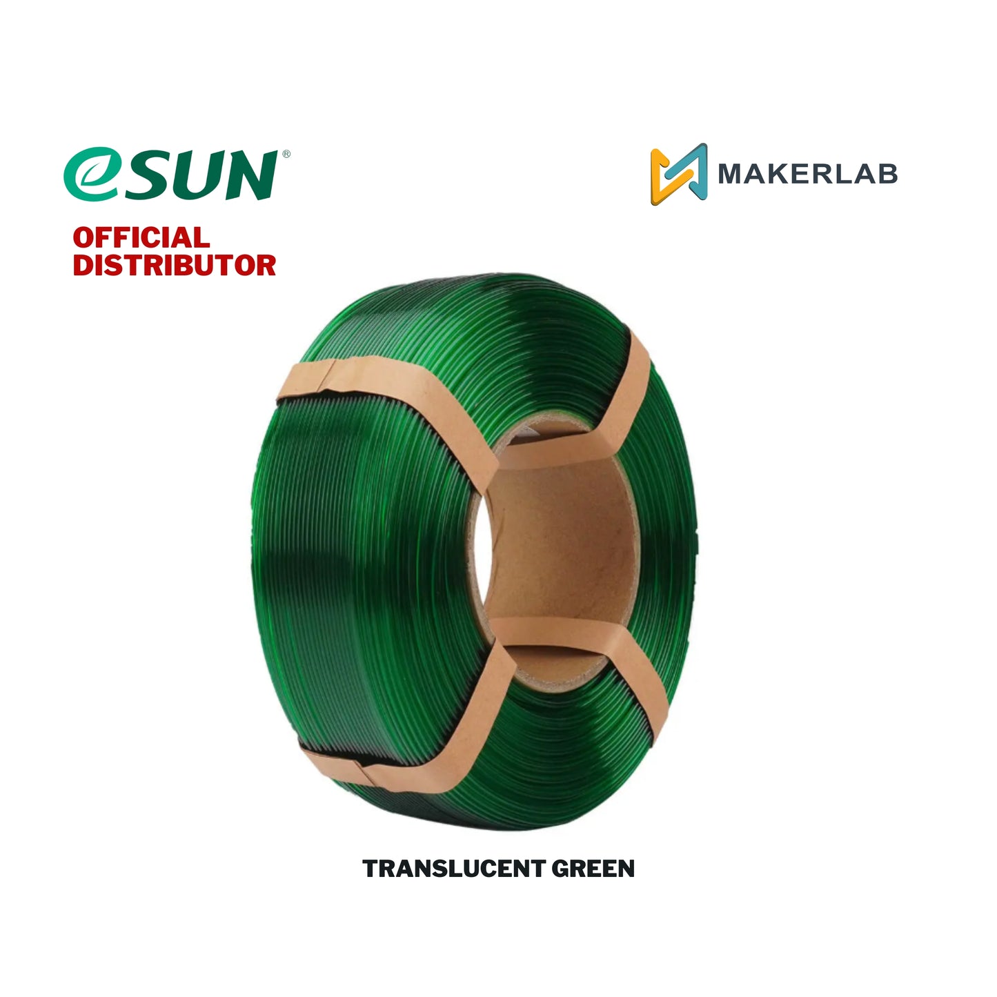 eSUN Refilament PETG 3D Printer Filament 1.75mm 1KG Adaptable Bambu Lab