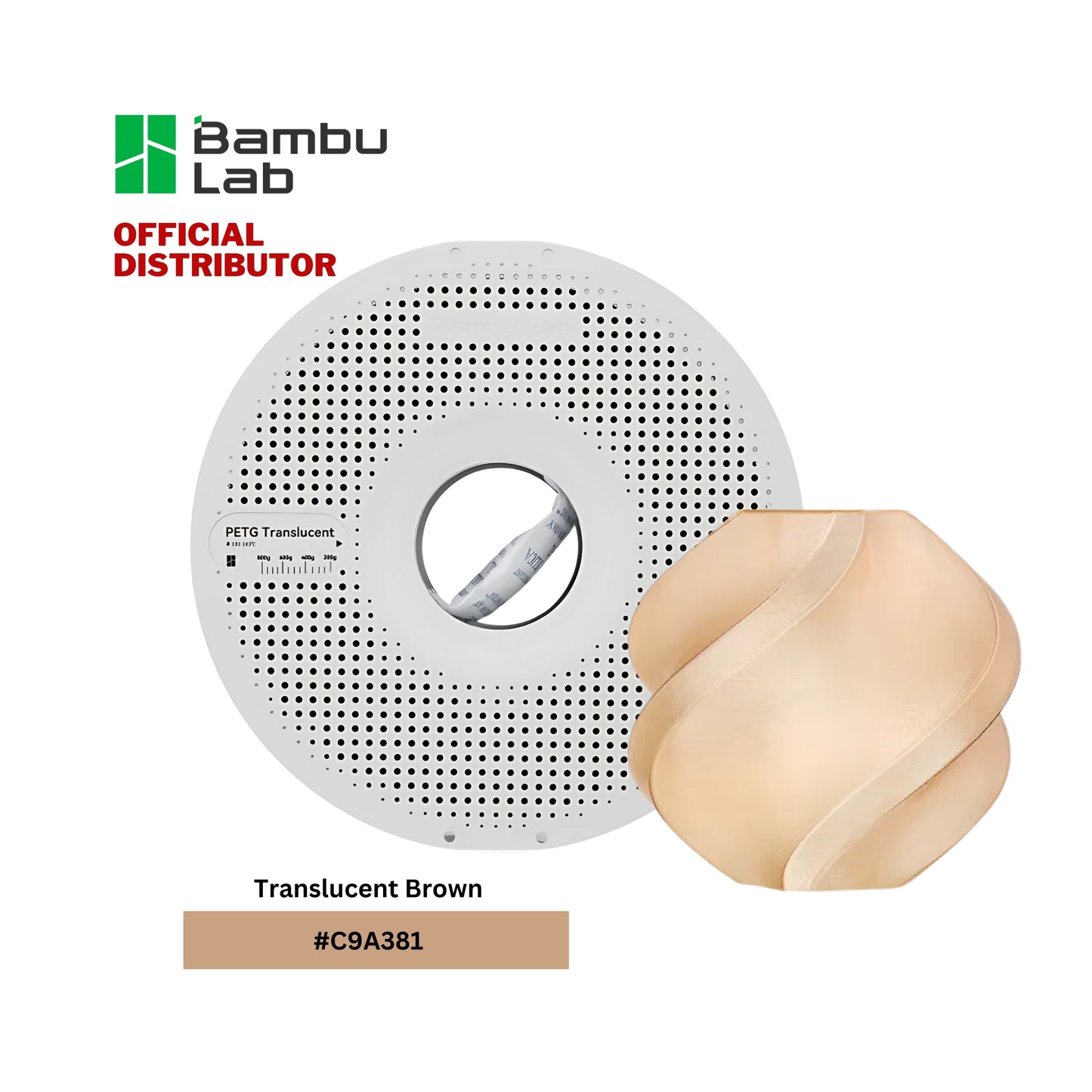 Bambu Lab PETG Translucent Filament