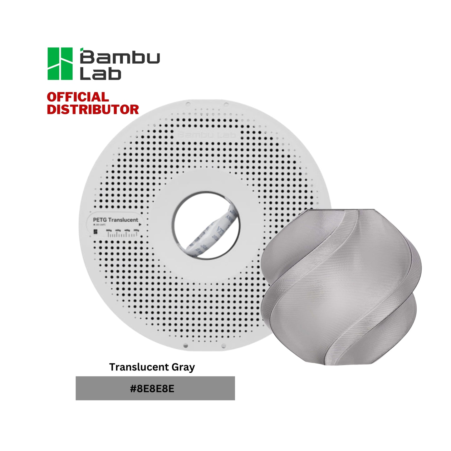 Bambu Lab PETG Translucent Filament