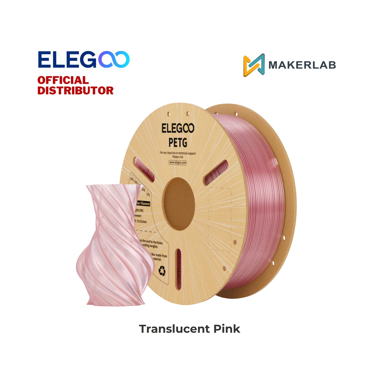 Elegoo PETG Translucent Filament