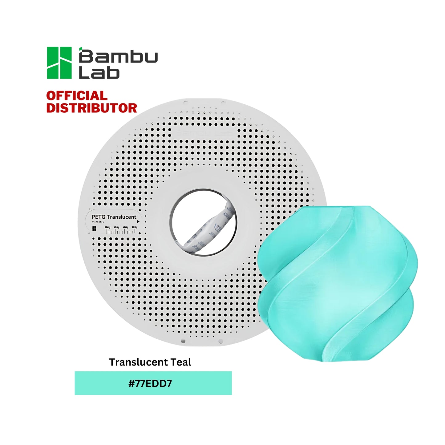 Bambu Lab PETG Translucent Filament