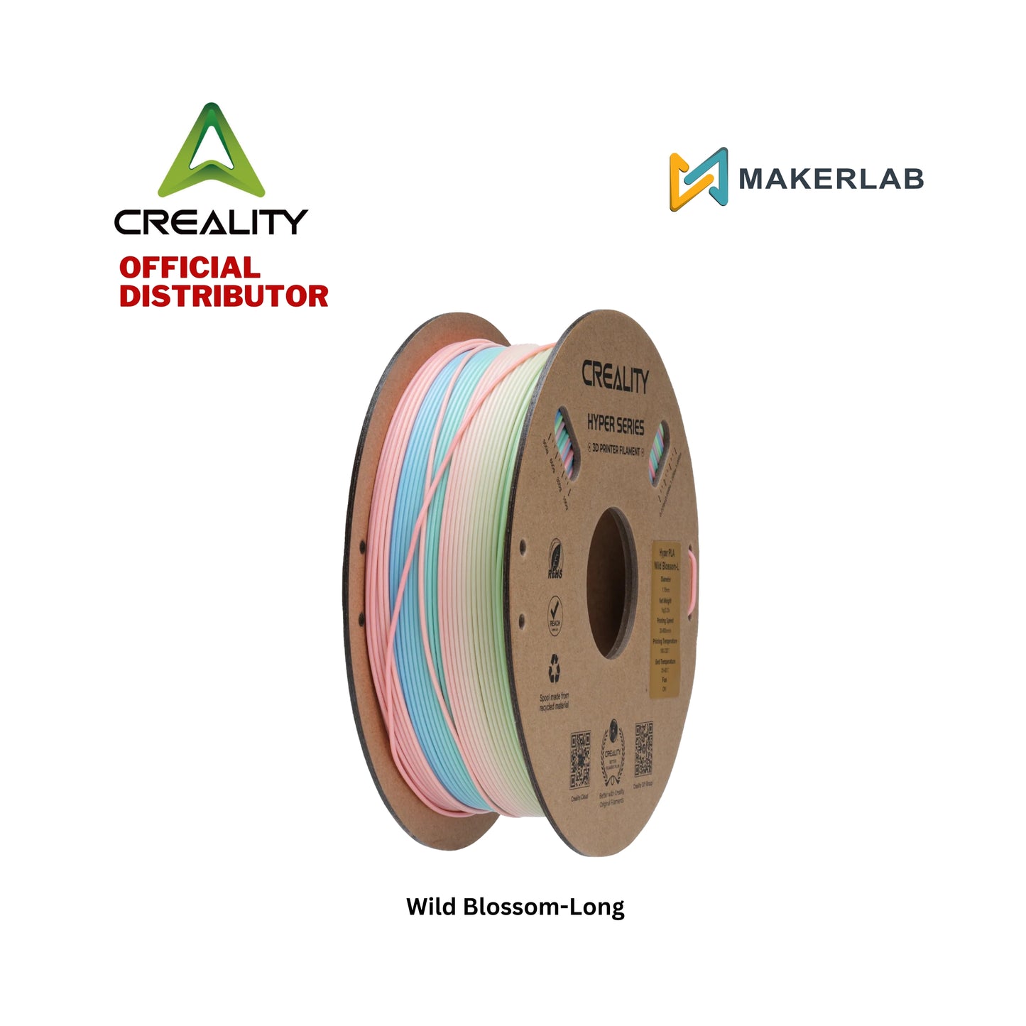 Creality Hyper PLA Rainbow Gradient Filament