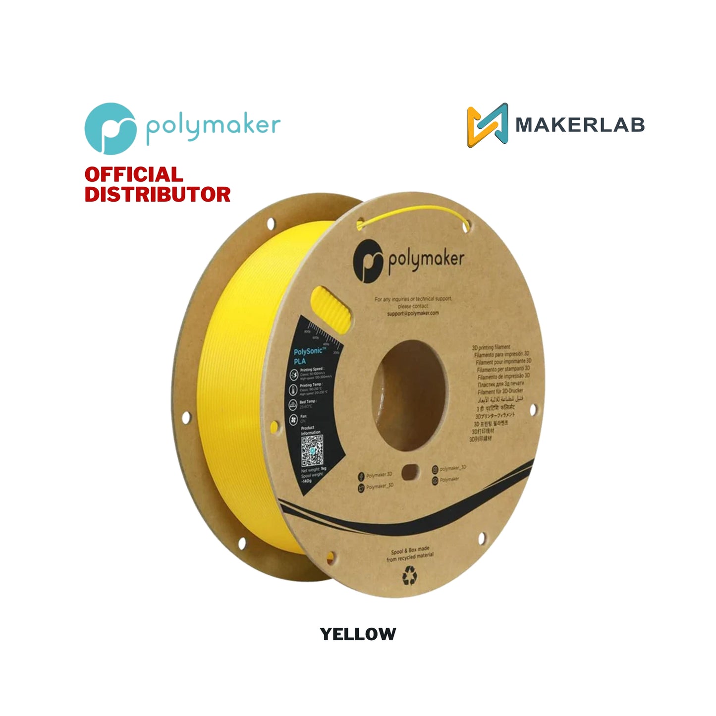 Polymaker PLA Filament (Formerly Polysonic)