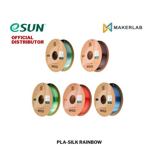 eSUN ePLA-Silk Rainbow 3D Printer Filament 1.75mm 1KG