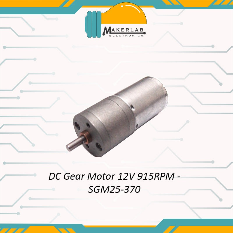 DC Gear Motor SGM25-370__ 6V 77RPM+25mm Bracket