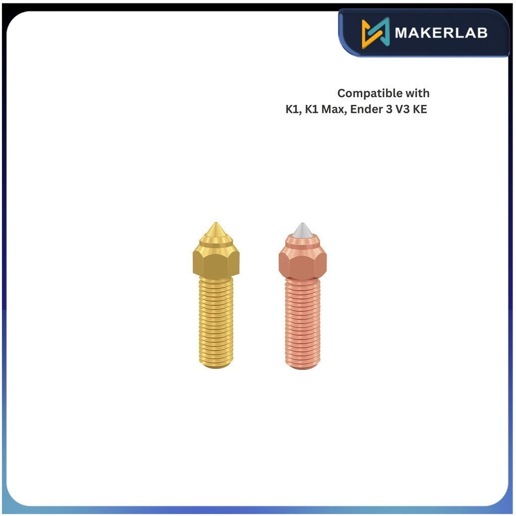 Creality 0.4mm Nozzle for K1, K1 Max (Old Design), Ender 3 V3 KE | 4004020070