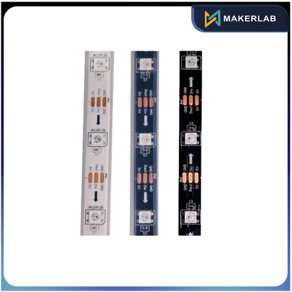 5V SK6812 Neopixel Programmable RGB LED Strip 60 LEDs/M IP65 IP67 3 wires - 1 Roll of 5 meters