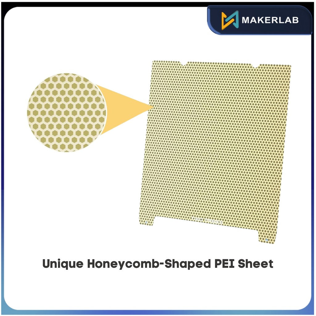 PEI Honeycomb Build Plate for Creality Ender 3 V3, Ender 3 V3 SE, Ender 3 V3 KE, K1, K1C 3D Printer 235x235mm