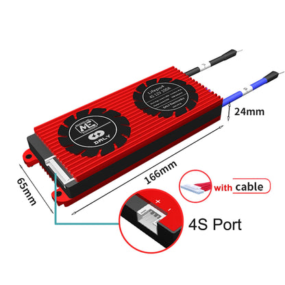Solar DALY BMS 4S 12V | 8S 24V | 16S 48V Lifepo4 Battery Protection Board with Balance Leads Wires