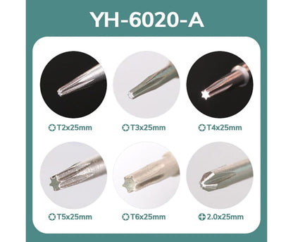 Yihua Precision Screwdriver Set YH 6020