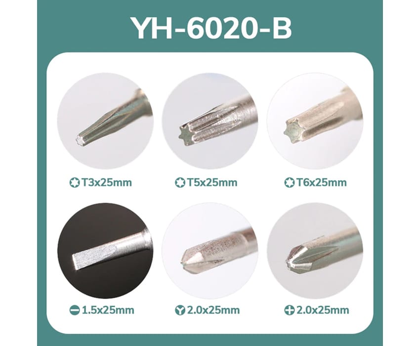 Yihua Precision Screwdriver Set YH 6020