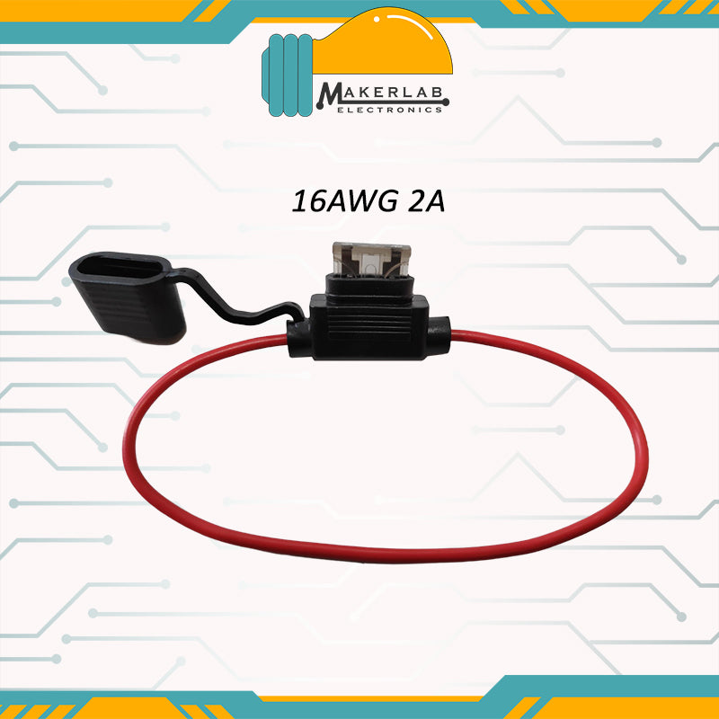 Waterproof fuse holder 16AWG 10A - 15A - 5A - 20A - 30A - 40A - 25A - 35A - 3A - 2A