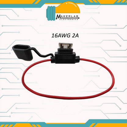 Waterproof fuse holder 16AWG 10A - 15A - 5A - 20A - 30A - 40A - 25A - 35A - 3A - 2A